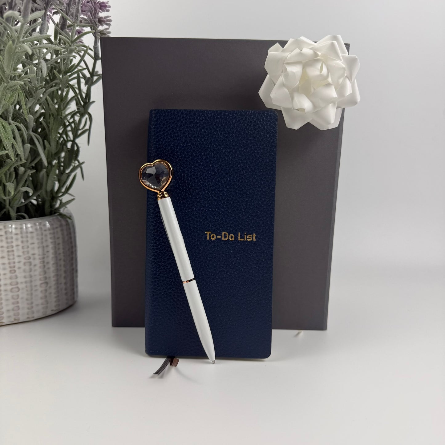 New Job Gift Box – A5 Notebook, Water Bottle, Corduroy Pouch & Stationery Set