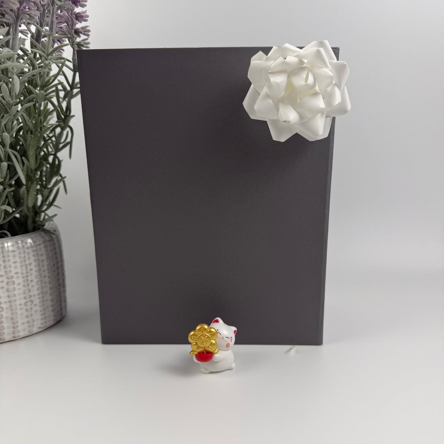 New Job Gift Box – A5 Notebook, Water Bottle, Corduroy Pouch & Stationery Set